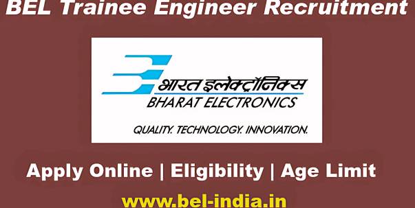 BEL Trainee Engineer Recruitment 2025